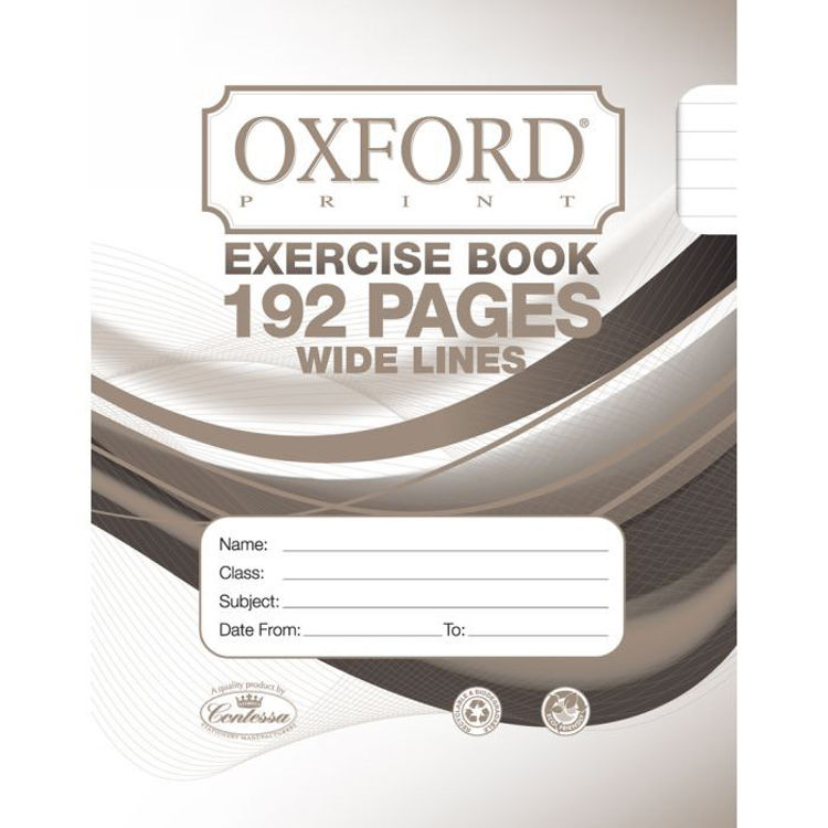 Picture of 9956-OXFORD Exercise Book 192 Pages Wide Lines